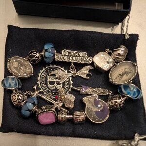 Nightmare before Christmas charm bracelet